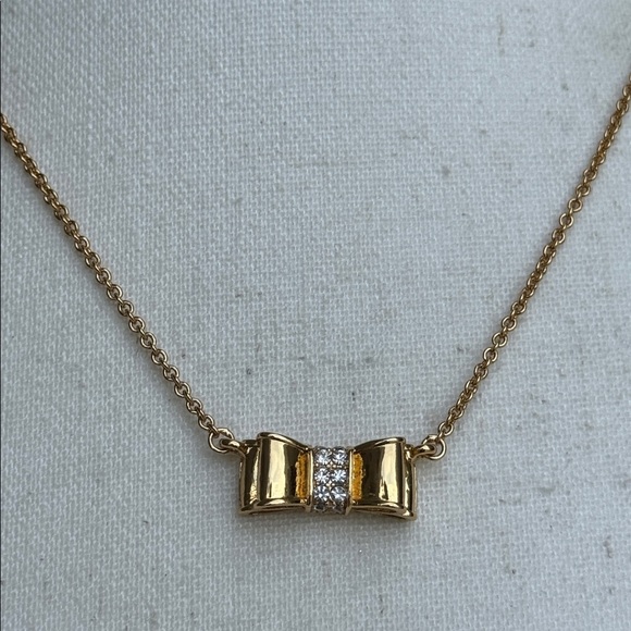 Kate Spade polished bow necklace - NWOT - Picture 6 of 7